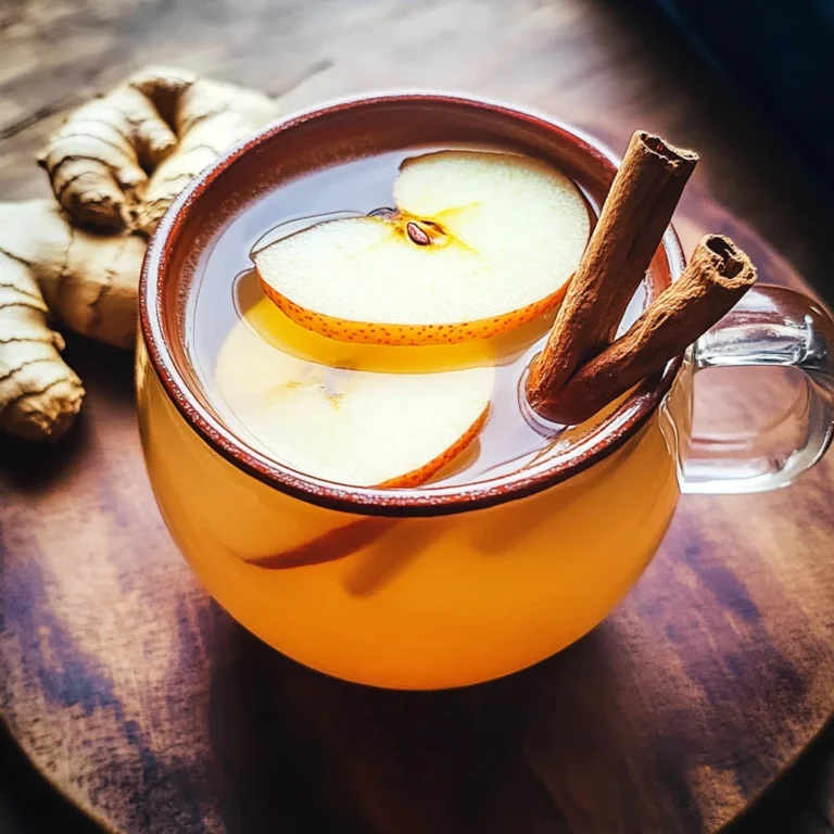 Apple Cinnamon Tea with Ginger