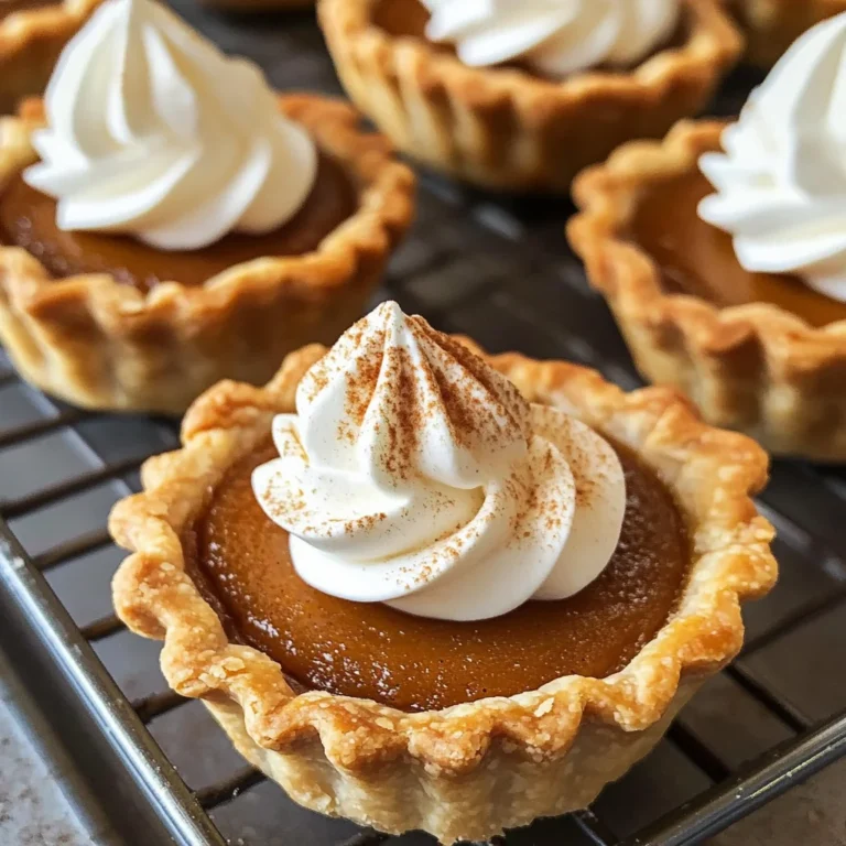 Mini Pumpkin Pies