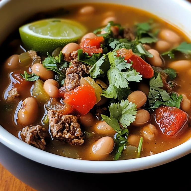 Pinto Beans Green Chile And Beef Soup