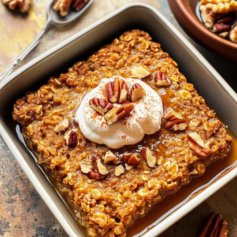 Pumpkin Baked Oatmeal