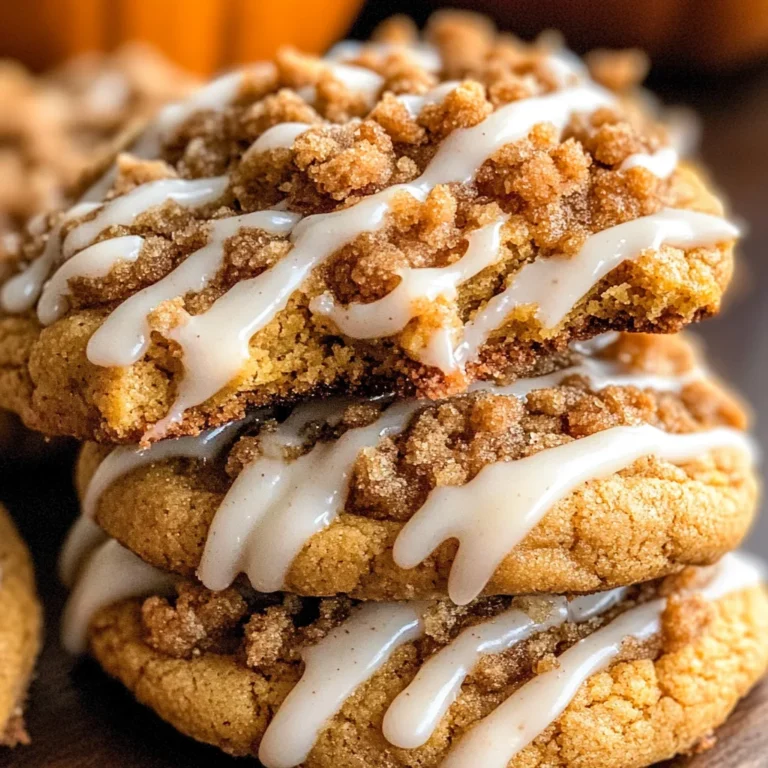 Pumpkin Coffee Cake Cookies