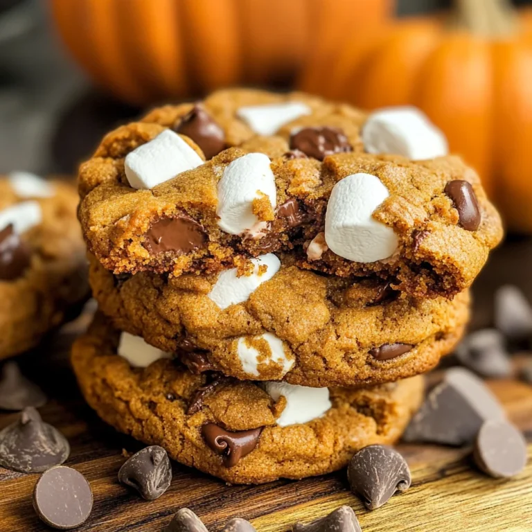 Pumpkin S'mores Cookies