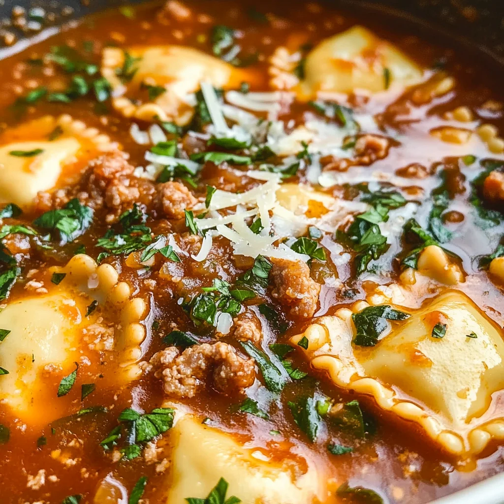 Ravioli Soup