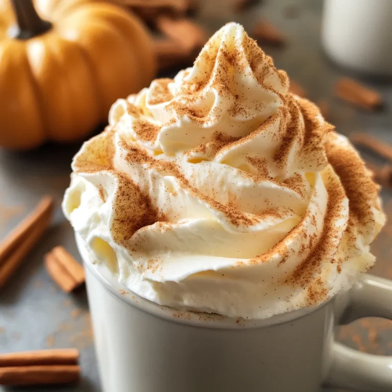 Starbucks Pumpkin Spice Whipped Cream