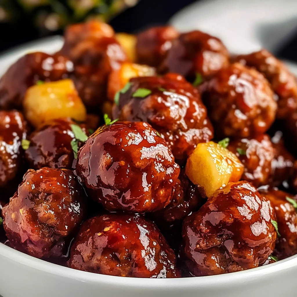 Sweet chili Meatballs Crockpot Recipe