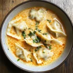 Thai Coconut Curry Dumpling Soup