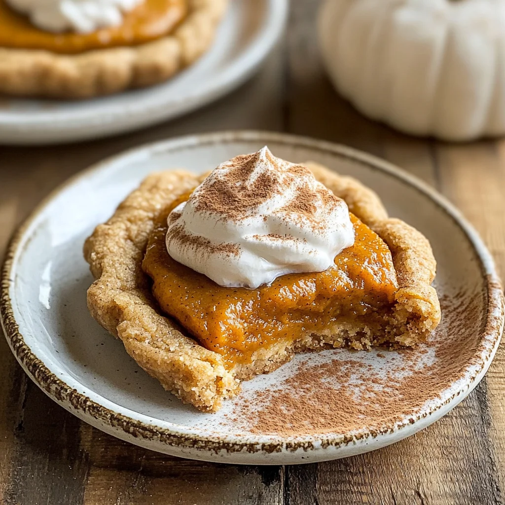 Vegan Pumpkin Pie Cookies