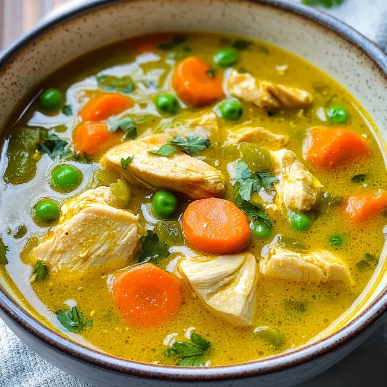 Anti Inflammatory Turmeric Chicken Soup