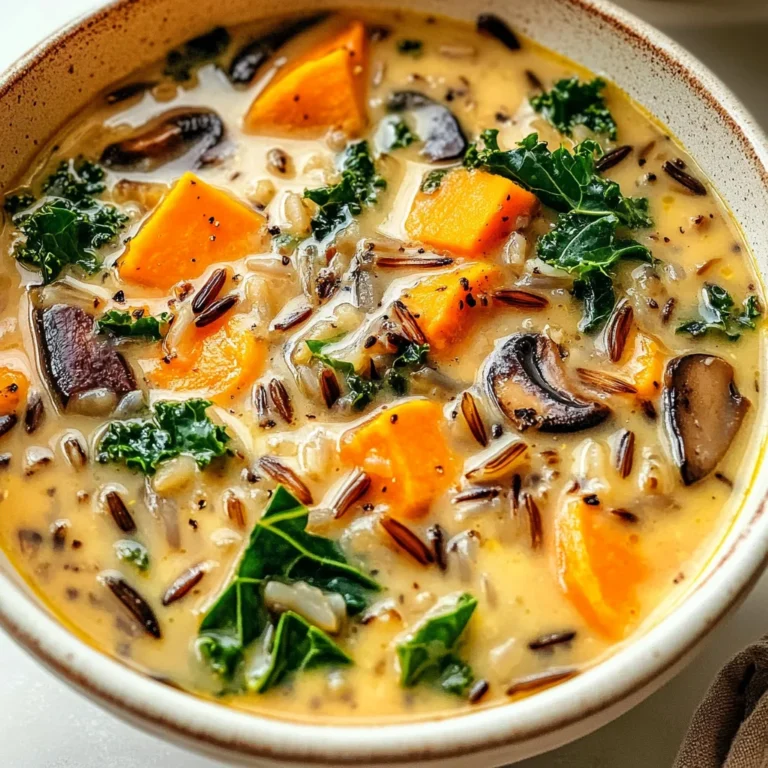 Cozy Autumn Wild Rice Soup