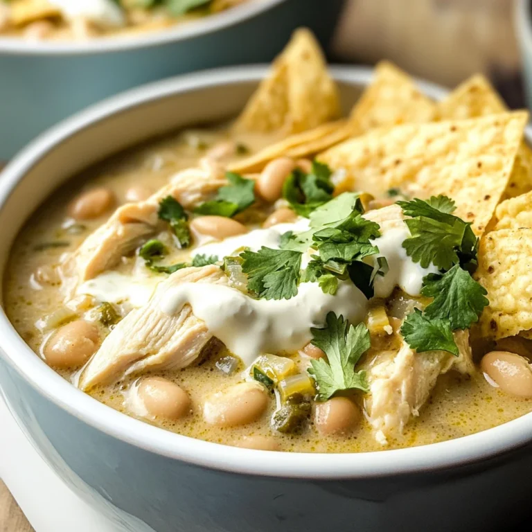 Creamy White Chicken Chili Recipe