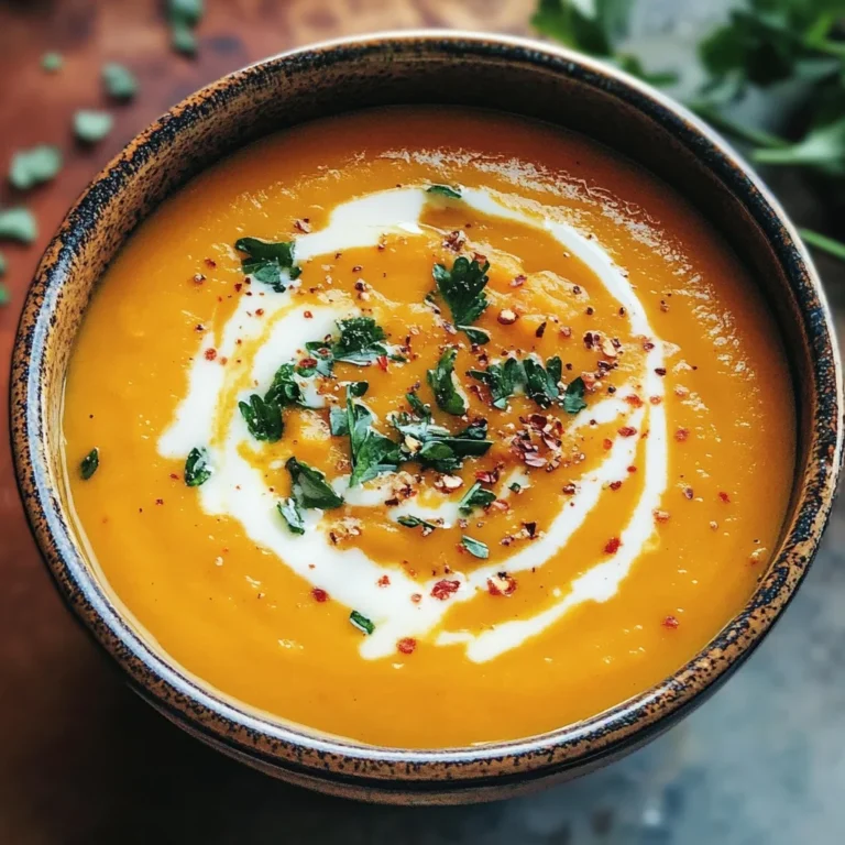Easy Butternut Squash and Sweet Potato Soup