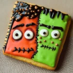 Easy Halloween Cookies (Dracula and Vampire)
