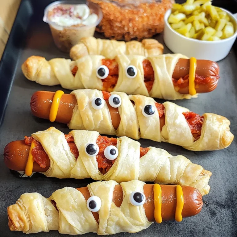 Easy Mummy Hot Dogs Recipe