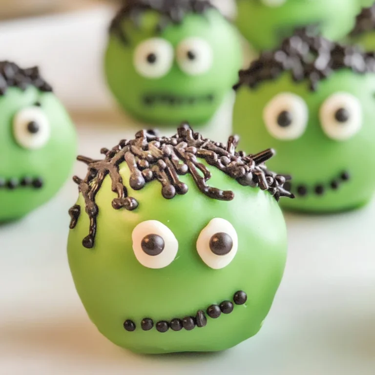 Frankenstein Oreo Balls