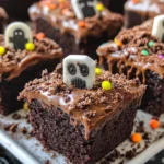 Graveyard Brownie Bites