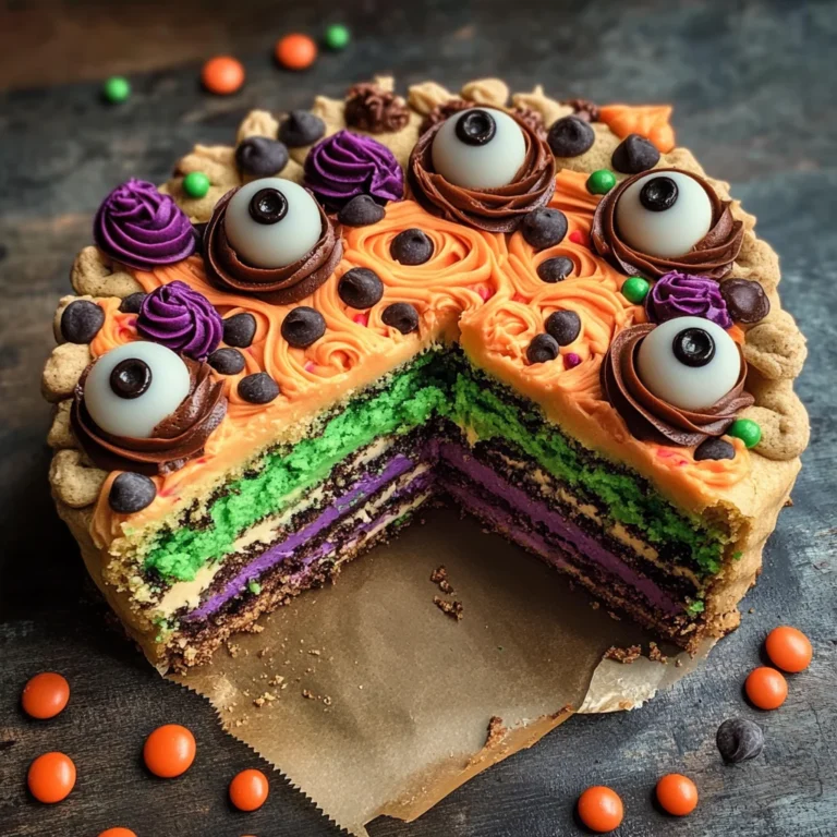 Halloween Cookie Cake