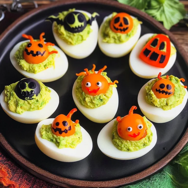 Halloween Deviled Eggs