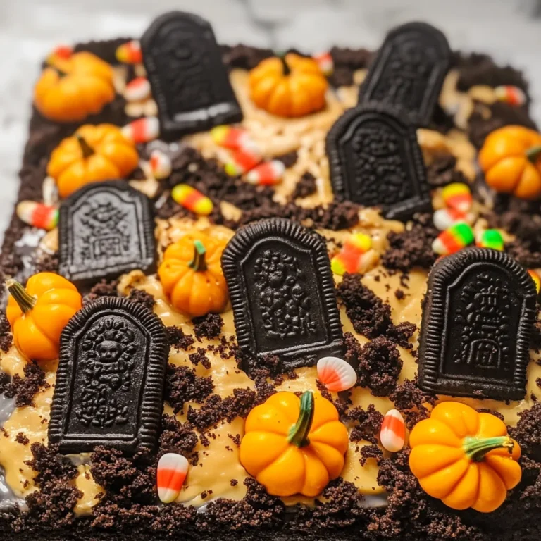 Halloween Graveyard Cake Recipe
