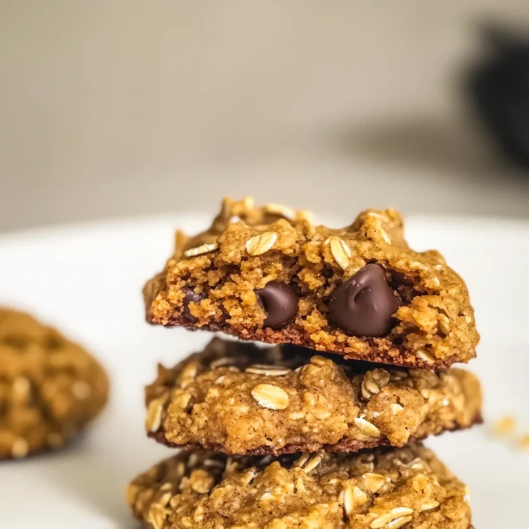Healthy Pumpkin Oat Cookies
