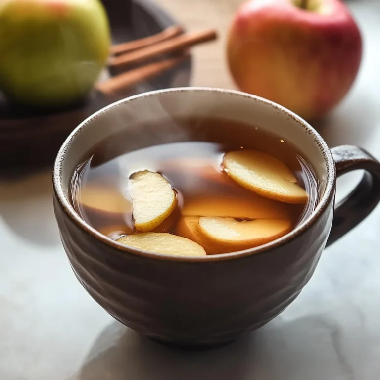 Korean Apple Tea with Ginger and Cinnamon (Saegwa Cha)