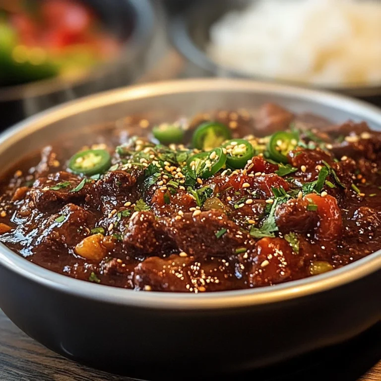 Korean Chile Con Carne
