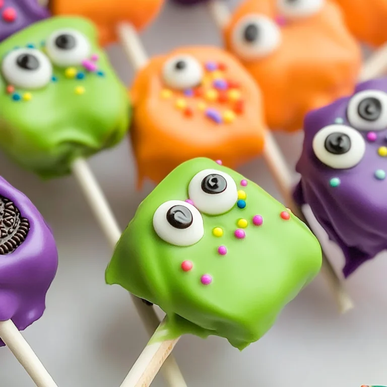 Monster Oreo Pops