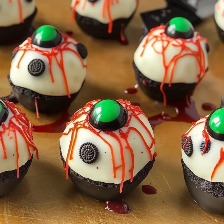 No Bake Oreo Truffle Eyeballs