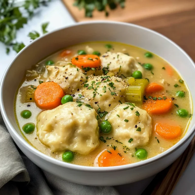 One Pot Chicken Dumpling Soup (with refrigerated biscuit dough!)