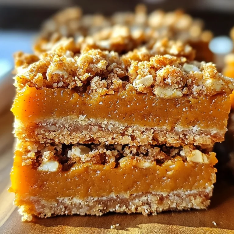 Pumpkin Pie Crumble Bars – Easy Fall Dessert Recipe