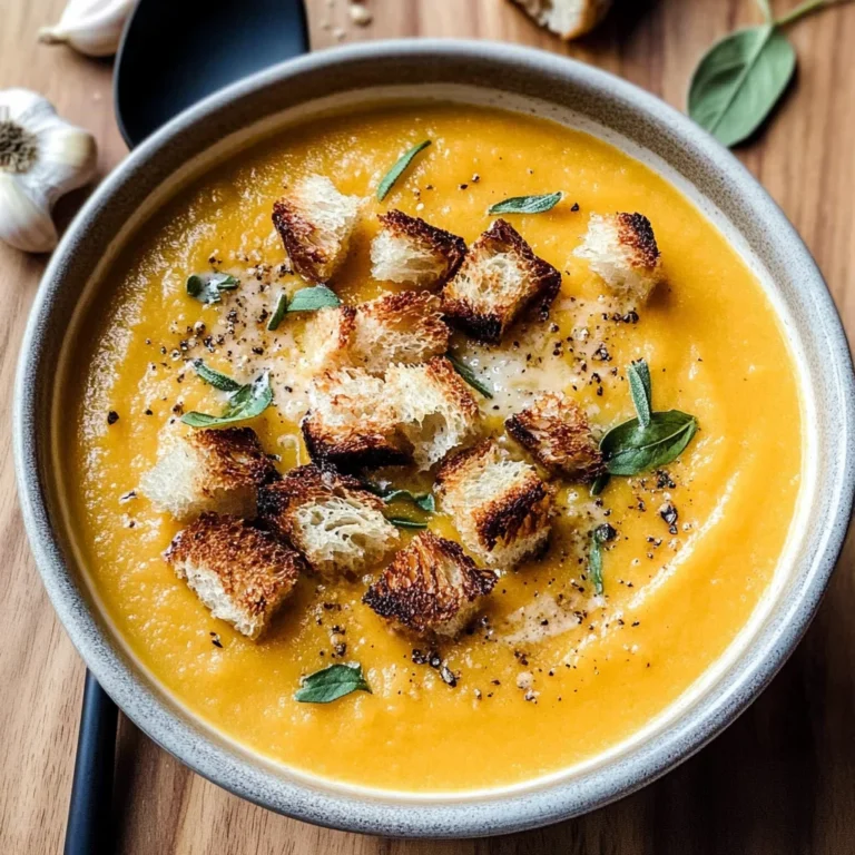 Roasted Butternut Squash Soup Recipe