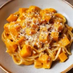 Roasted Pumpkin and Garlic Pasta