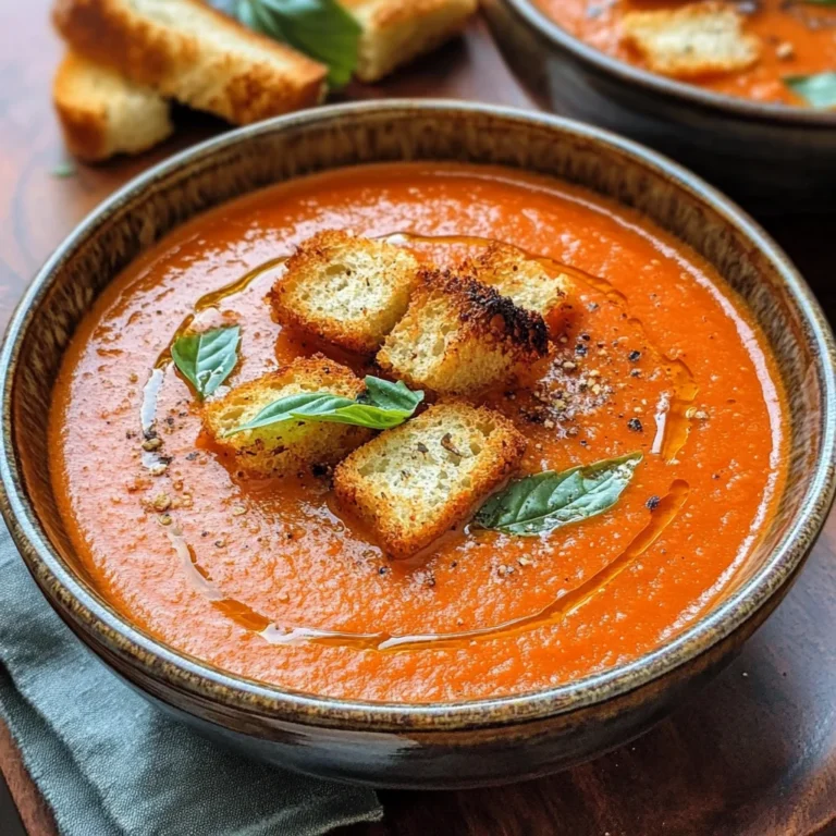 Roasted Tomato Basil Soup