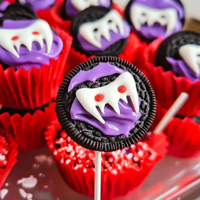 Vampire Oreo Pops