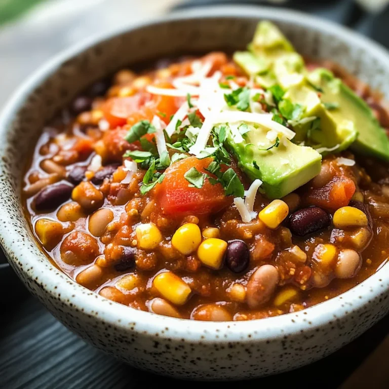 20-Minute Vegetarian Chili Recipe