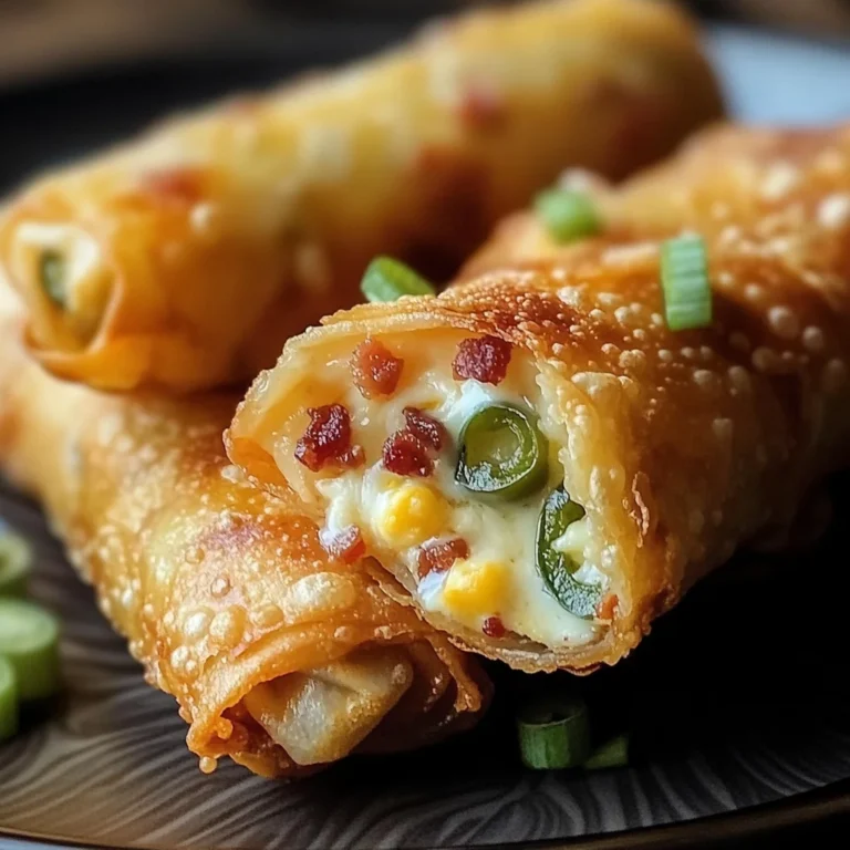 Bacon Jalapeño Eggrolls