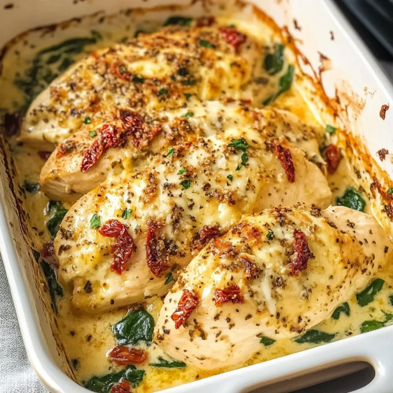 Baked Tuscan Chicken Casserole