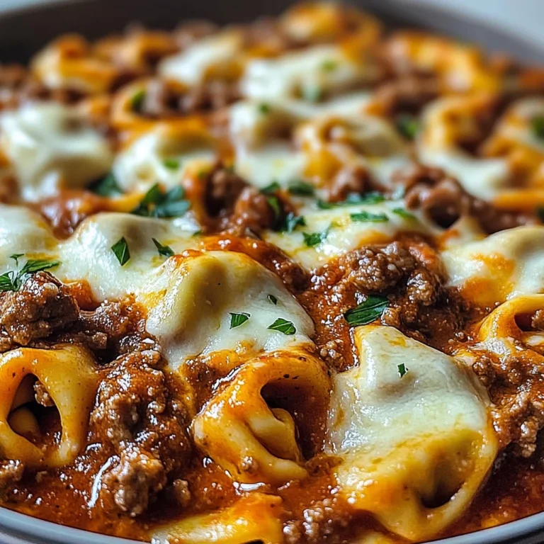 Beefy Tortellini Bake