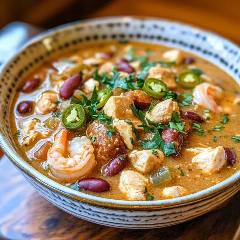 Cajun White Chicken Chili
