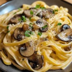 Caramelized Leek and Mushroom Gruyere Pasta