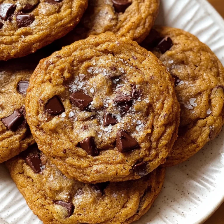 Chewy Pumpkin Chocolate Chip Cookies