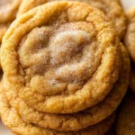 Chewy Pumpkin Snickerdoodle Cookies