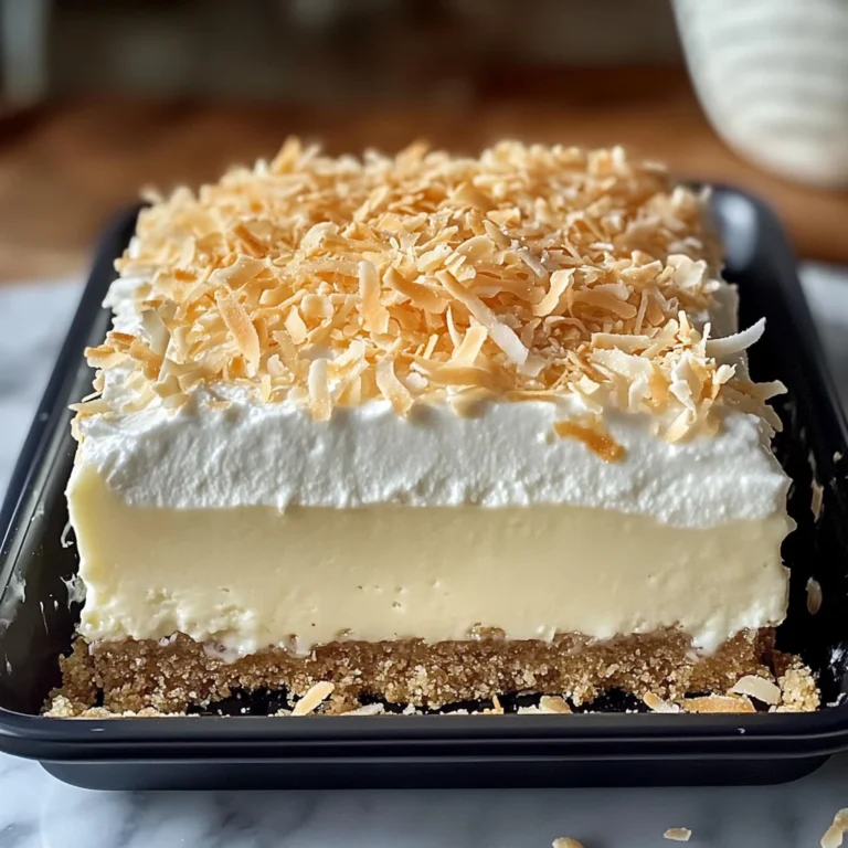 Coconut Cream Lush: A Creamy, No-Bake Dessert for Every Occasion