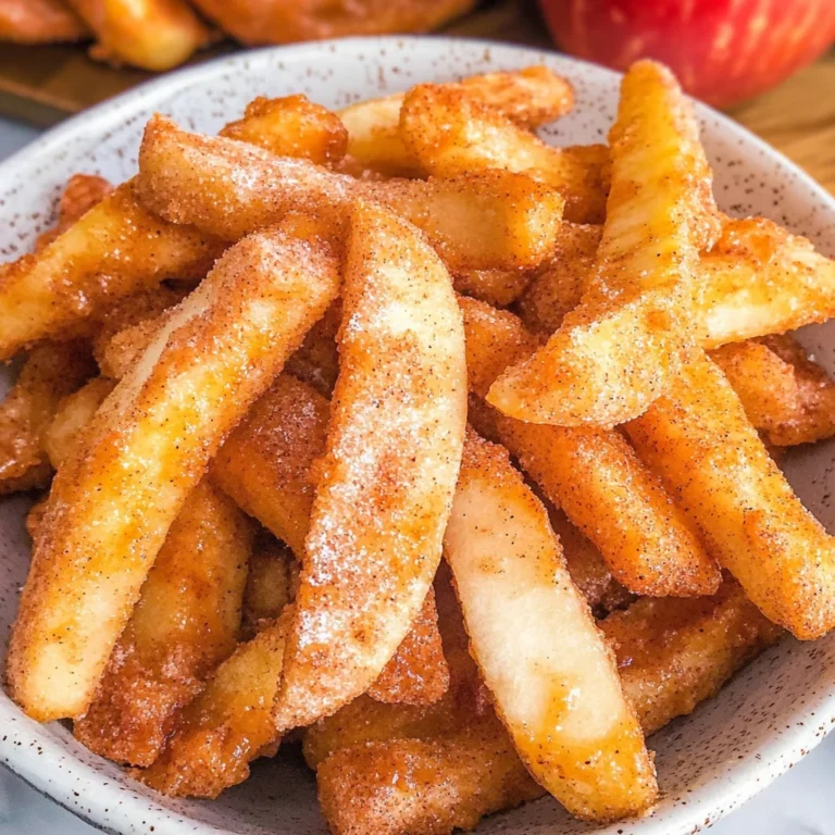 Crispy Air Fryer Apple Fries