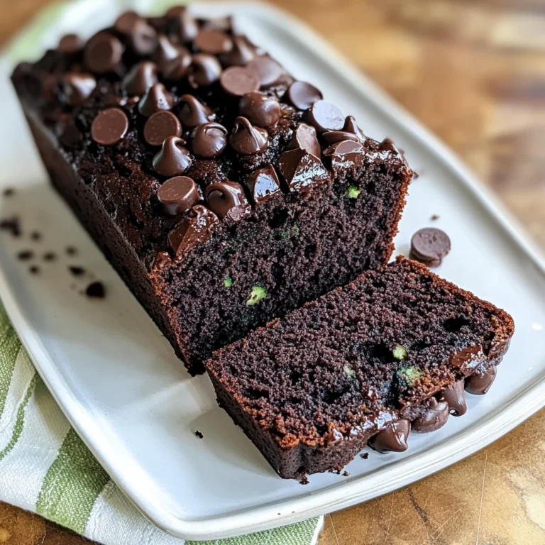 Double Chocolate Zucchini Bread