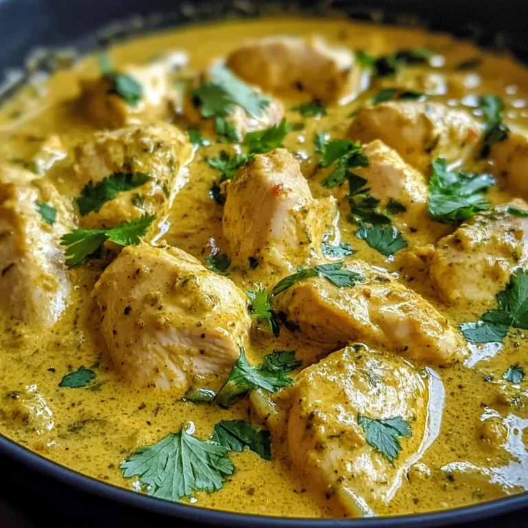Easy Homemade Chicken Korma with Flatbread or Rice