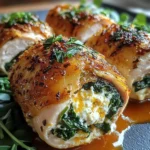 Herbed Ricotta Stuffed Chicken Rolls