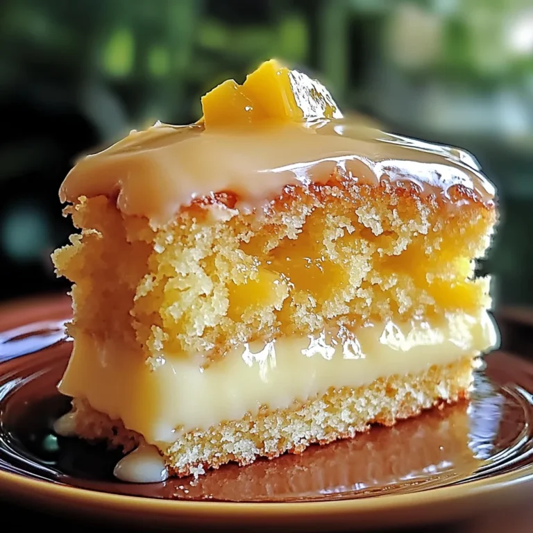 Juicy Pineapple Heaven Cake