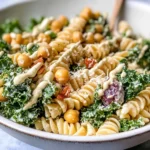 Kale Caesar Pasta Salad