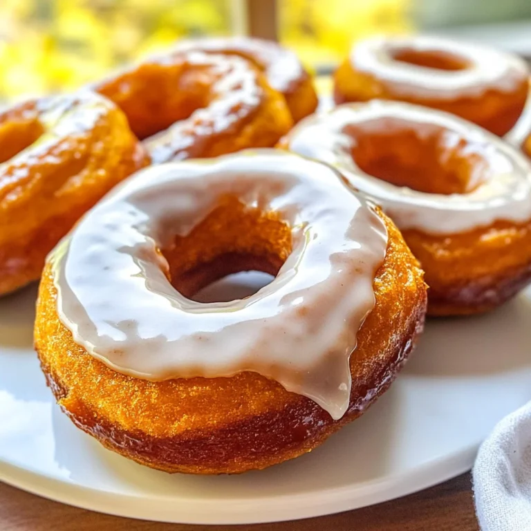 Maple Glazed Pumpkin Donuts