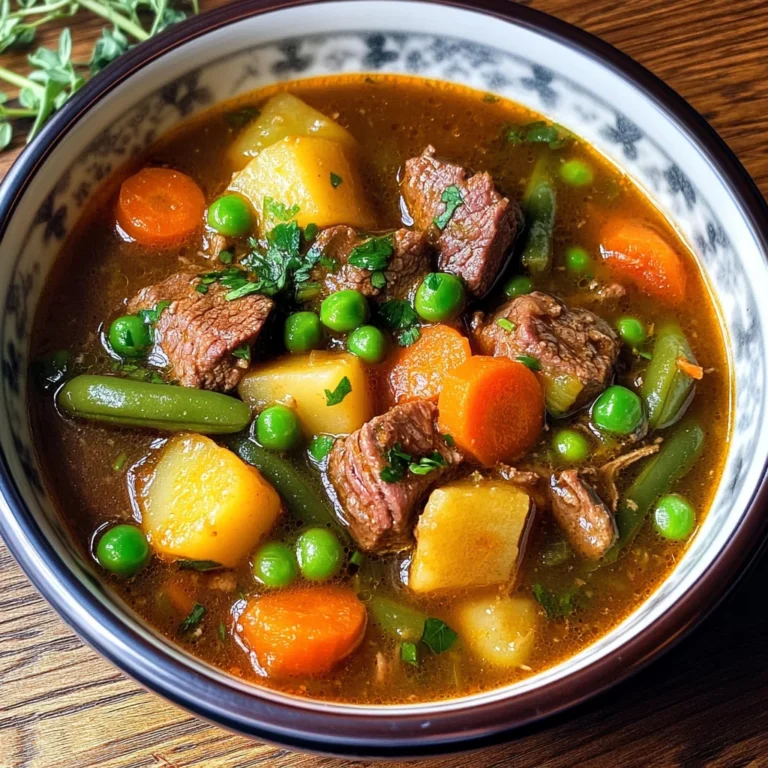My Mom's Old-Fashioned Vegetable Beef Soup